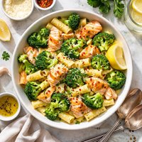 Broccoli Pasta with Salmon