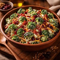 Broccoli Raisin Craisin Salad