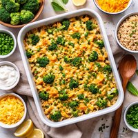 Broccoli Rice and Cheese Casserole