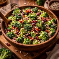 Broccoli Salad with Bacon and Craisins