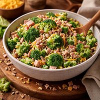 Broccoli Salad with Ham