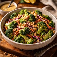 Broccoli Salad with Peanut Dressing