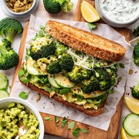 Broccoli Sandwich for Broccoli Lovers