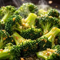 Broccoli Saut with Garlic and Olive Oil