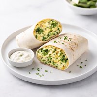 Broccoli Souffle Breakfast Burritos