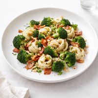 Broccoli Tortellini and Bacon Salad