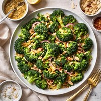 Broccoli with Mustard Vinaigrette