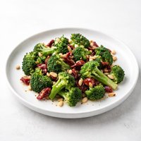 Broccoli with Sun Dried Tomatoes and Pine Nuts