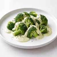 Broccoli with Wasabi Sauce