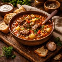 Broedlaewend Romanian Beef Soup