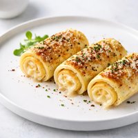 Broiled Egg Cheese Rolls
