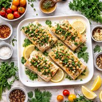 Broiled Halibut with Herbs Can Be Used on Any Fish