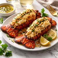 Broiled Lobster Tails for 2