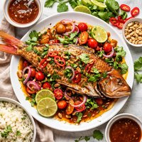 Broiled Red Snapper with Tamarind Sauce
