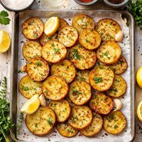 Broiled Salt and Vinegar Potato Slices