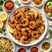 Broiled Shrimp with Tunisian Spice