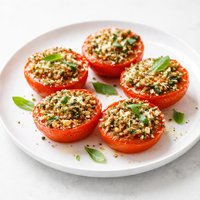 Broiled Tomatoes Italian Style