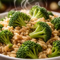 Brown Rice and Broccoli