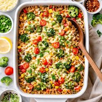 Brown Rice Vegetable Casserole