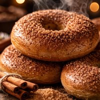 Brown Sugar and Cinnamon Bagels