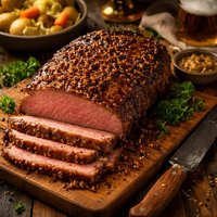 Brown Sugar and Mustard Glazed Corned Beef