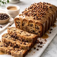 Brown Sugar Chocolate Chip Pound Cake Maple Espresso Glaze