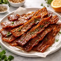 Brown Sugared Turkey Bacon