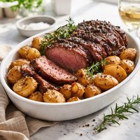 Browned Potatoes with Roast