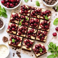 Brownie Cheesecake Cherry Bars