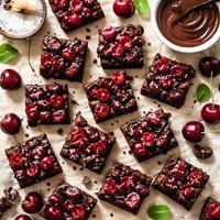 Brownie Cherry Bites