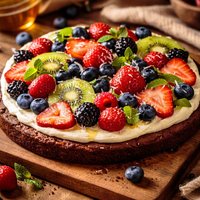 Brownie Fruit Pizza