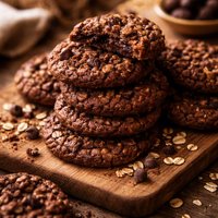 Brownie Oatmeal Cookies