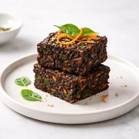 Brownies with Carrot and Spinach