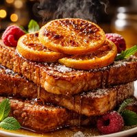 Bruleed Orange French Toast
