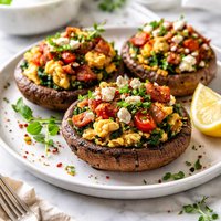 Brunch Portabella Stuffed Mushrooms
