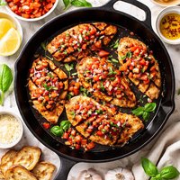Bruschetta Chicken Skillet