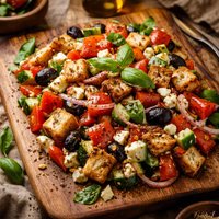 Bruschetta Feta Salad
