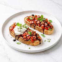 Bruschetta with or Without Cheese