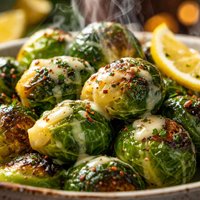 Brussel Sprouts with Lemon Sauce
