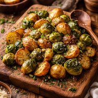 Brussels Sprouts and Potatoes