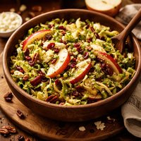 Brussels Sprouts Apple Salad