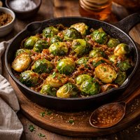 Brussels Sprouts in Honey Dijon Onion Sauce