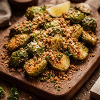 Brussels Sprouts with Bread Crumbs