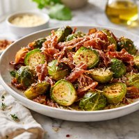 Brussels Sprouts with Frizzled Prosciutto