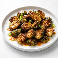Brussels Sprouts with Honey Garlic Glaze
