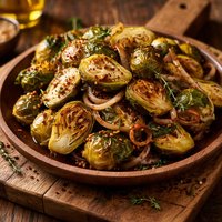 Brussels Sprouts with Shallots and Mustard Seed