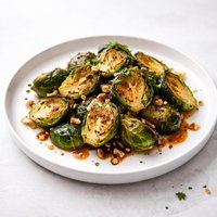 Brussels Sprouts with Warm Balsamic Vinaigrette