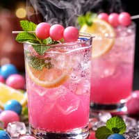 Bubblegum Infused Vodka Drinks