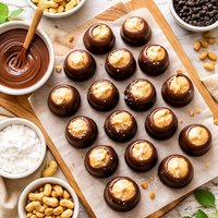 Buckeyes Chocolate and Peanut Butter Balls