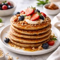 Buckwheat and Oat Pancakes